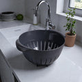 COLADOR DE PLASTICO GRIS 2500 ML