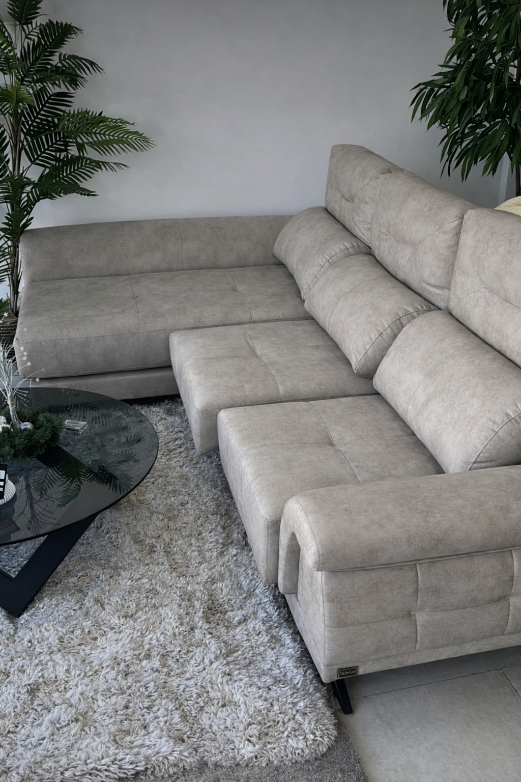 SILLON ADHARA 3 PLZ + CH IZQ - CTX STONE