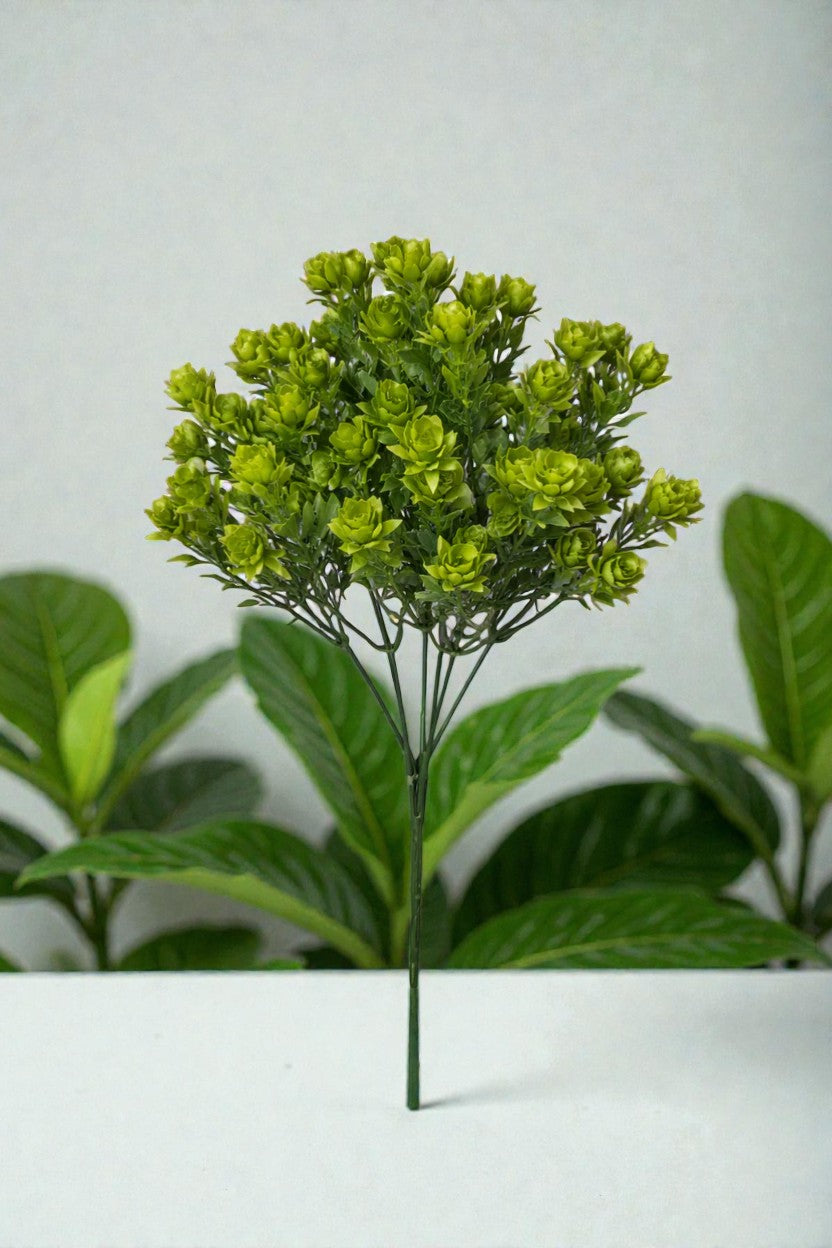 MATA C/FLORES VERDES 30CM