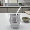 SET MATE/BOMBILLA HUDSON BOMBE ACERO INOX.