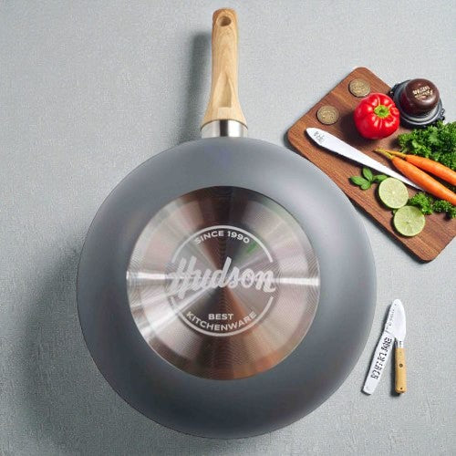 WOK HUDSON GRANITO 28CM