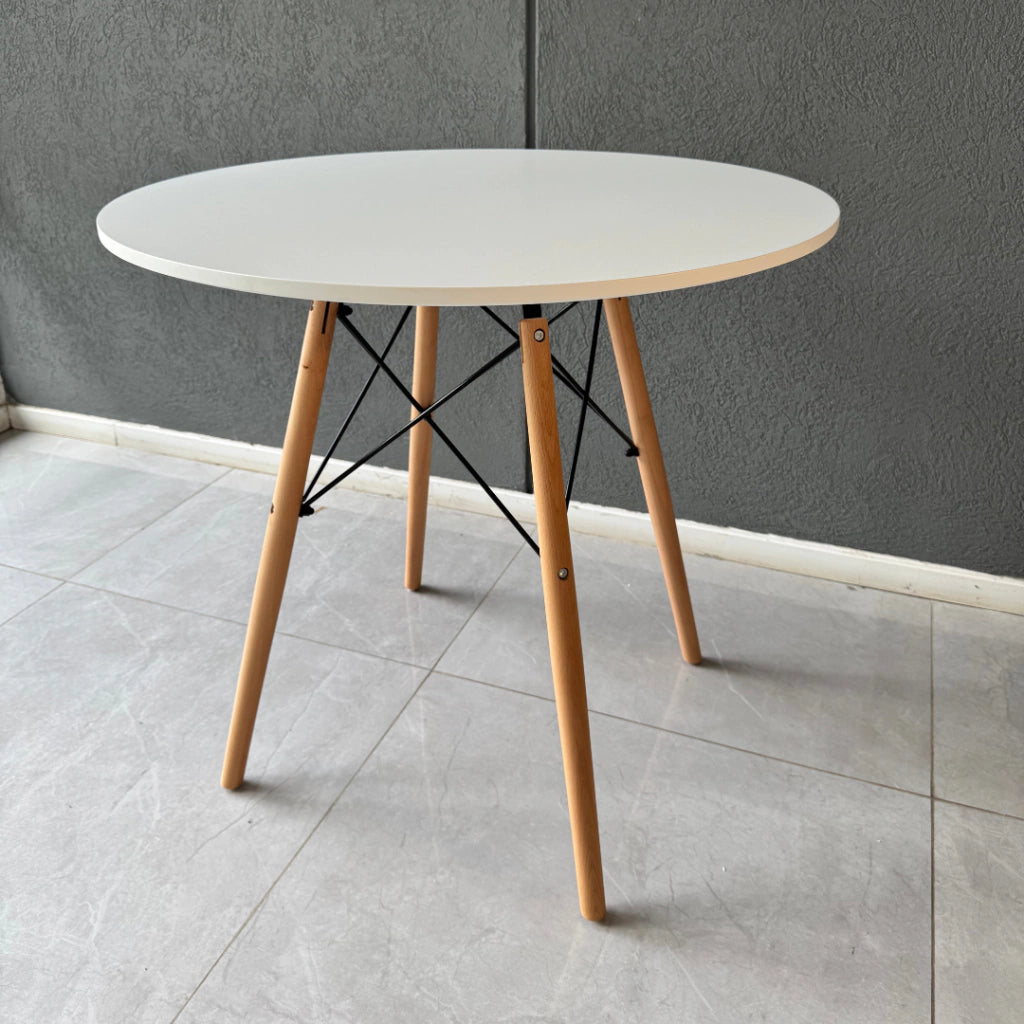 MESA EAMES BLANCO MDF 120CM