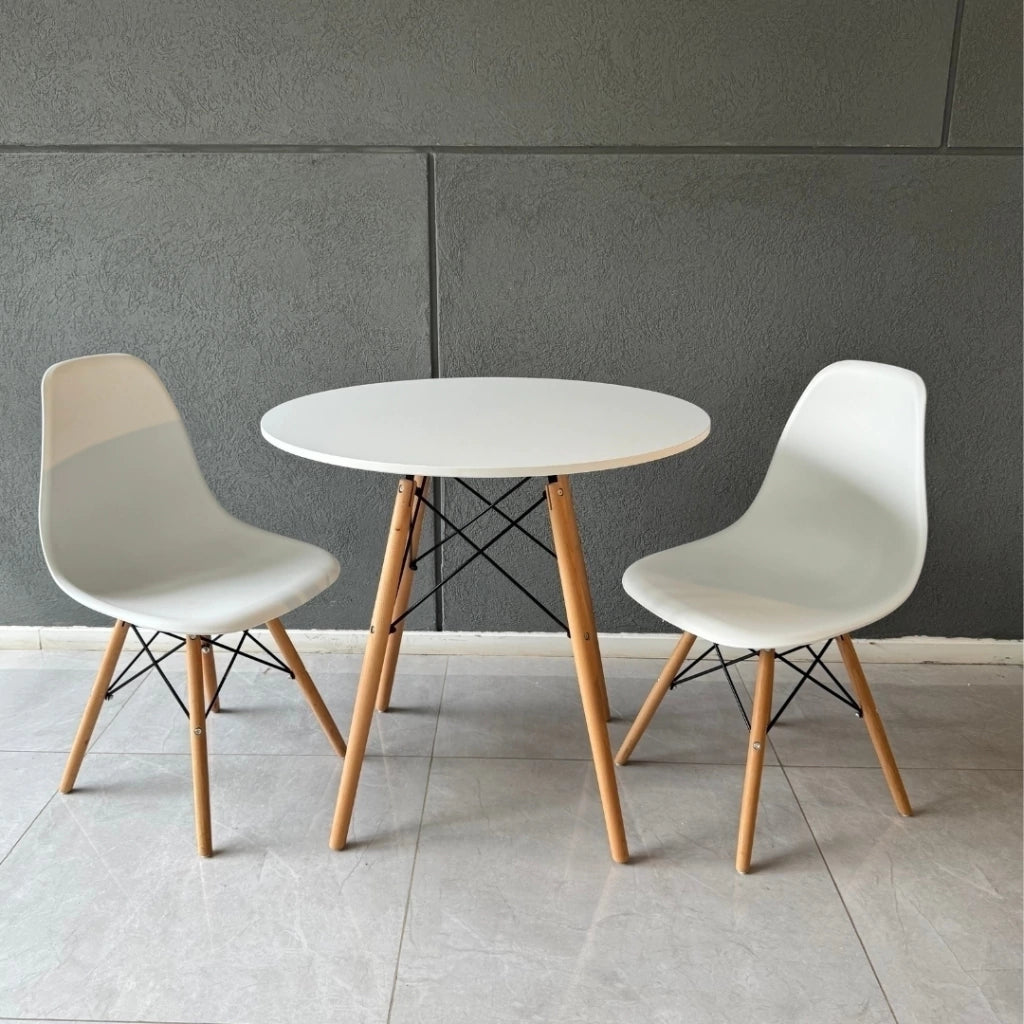 MESA EAMES BLANCO MDF 120CM